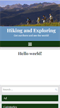 Mobile Screenshot of hikingandexploring.com